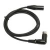 XLR Male to Female микрофонный кабель 3-контактный прямой Male to Right Angle Female разъем XLR микрофон
