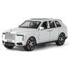 1:32 Scale Rolls-Royce Cullinan Cars Models Toys Alloy Diecast 2 Doors Opened with Light Sound Miniature Car Boys Perfect Gifts