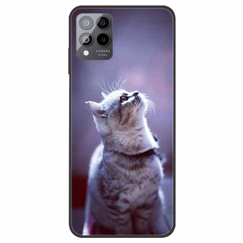 Чехол для T-Mobile REVVL 6 5G Животные Мягкий Силикон ТПУ Задняя крышка телефона для T-Mobile Revvl 6 Pro 5G Защитный чехол Волк Кот
