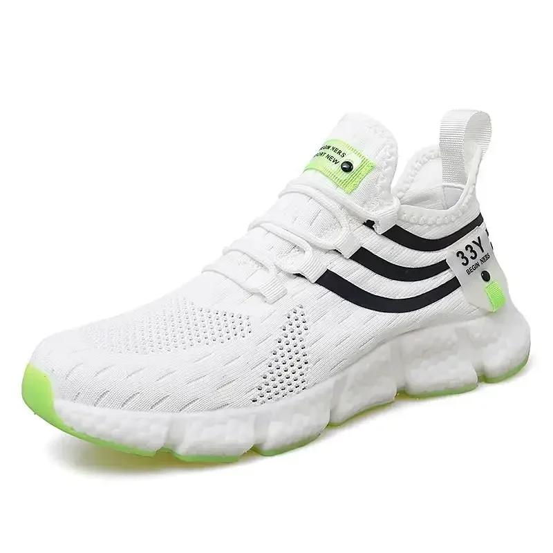 Leisure Men's Shoes Mesh Breathable Running Shoes Couple Tenis Masculinity Spring and Autumn Lightweight Walking Sports Shoes