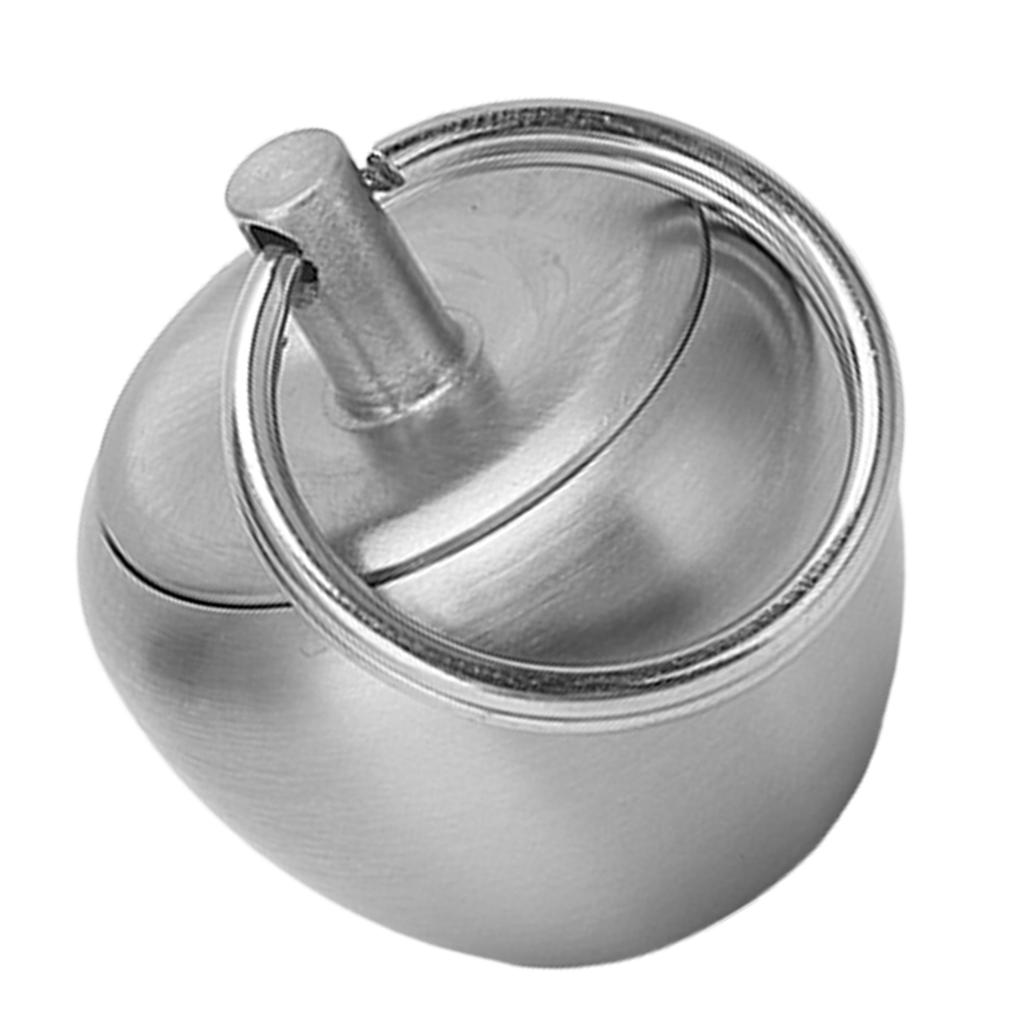 Stainless Steel Pill Case Apple Shape Mini Portable Stainless Steel Metal Small Medicine Box Sealed