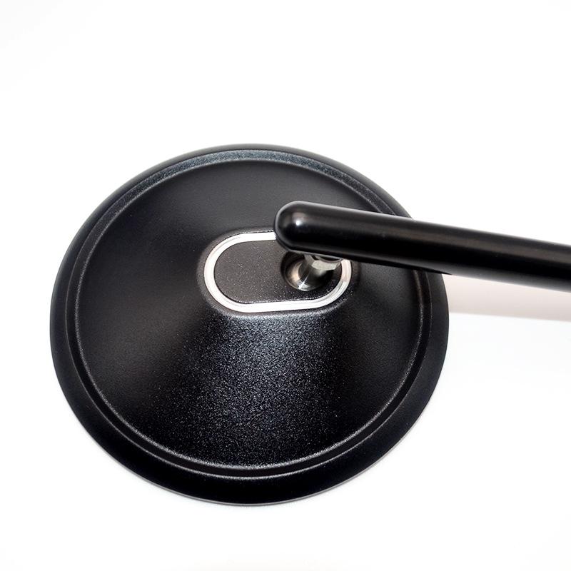 Ретро круглое 10 мм правая резьба мотоциклетное зеркало заднего вида с железным стержнем для M10