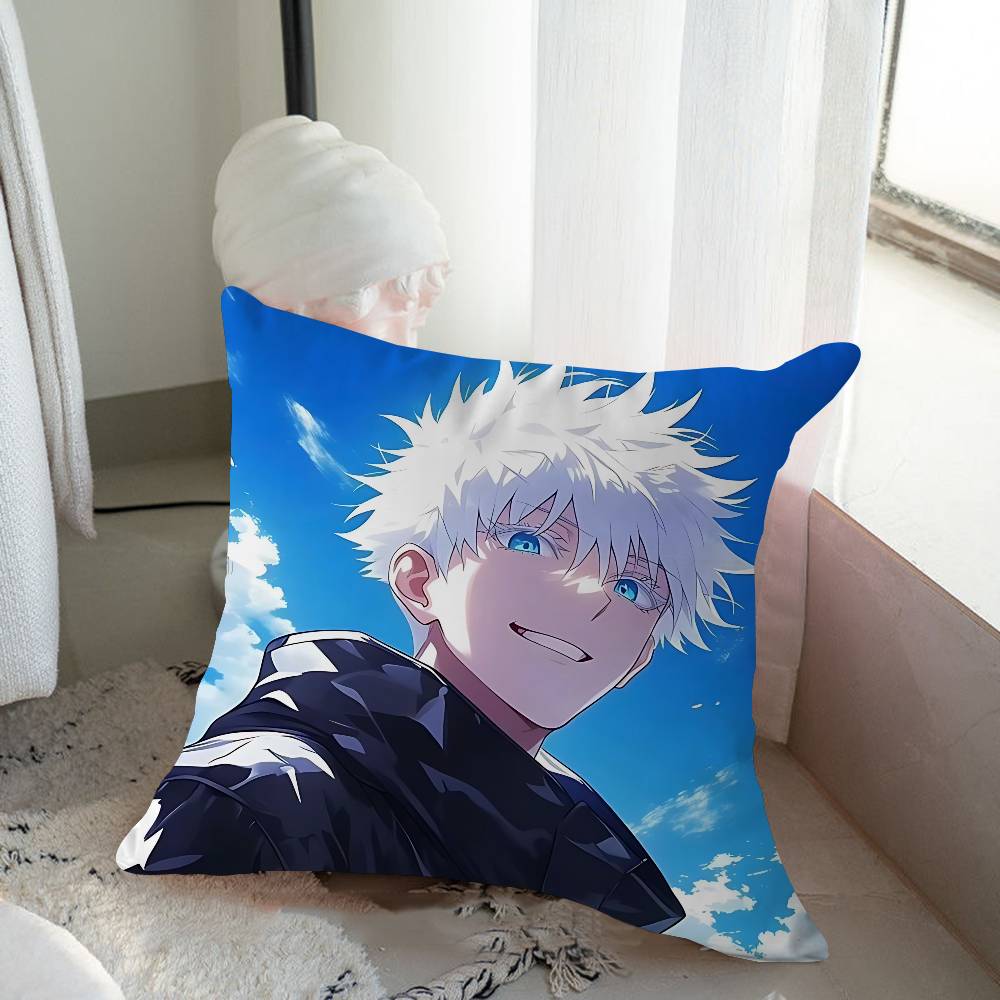 Аниме S-Сатору Г-Годжо Наволочка Чехол для диванной подушки Украшение для дома и комнаты Детский подарок