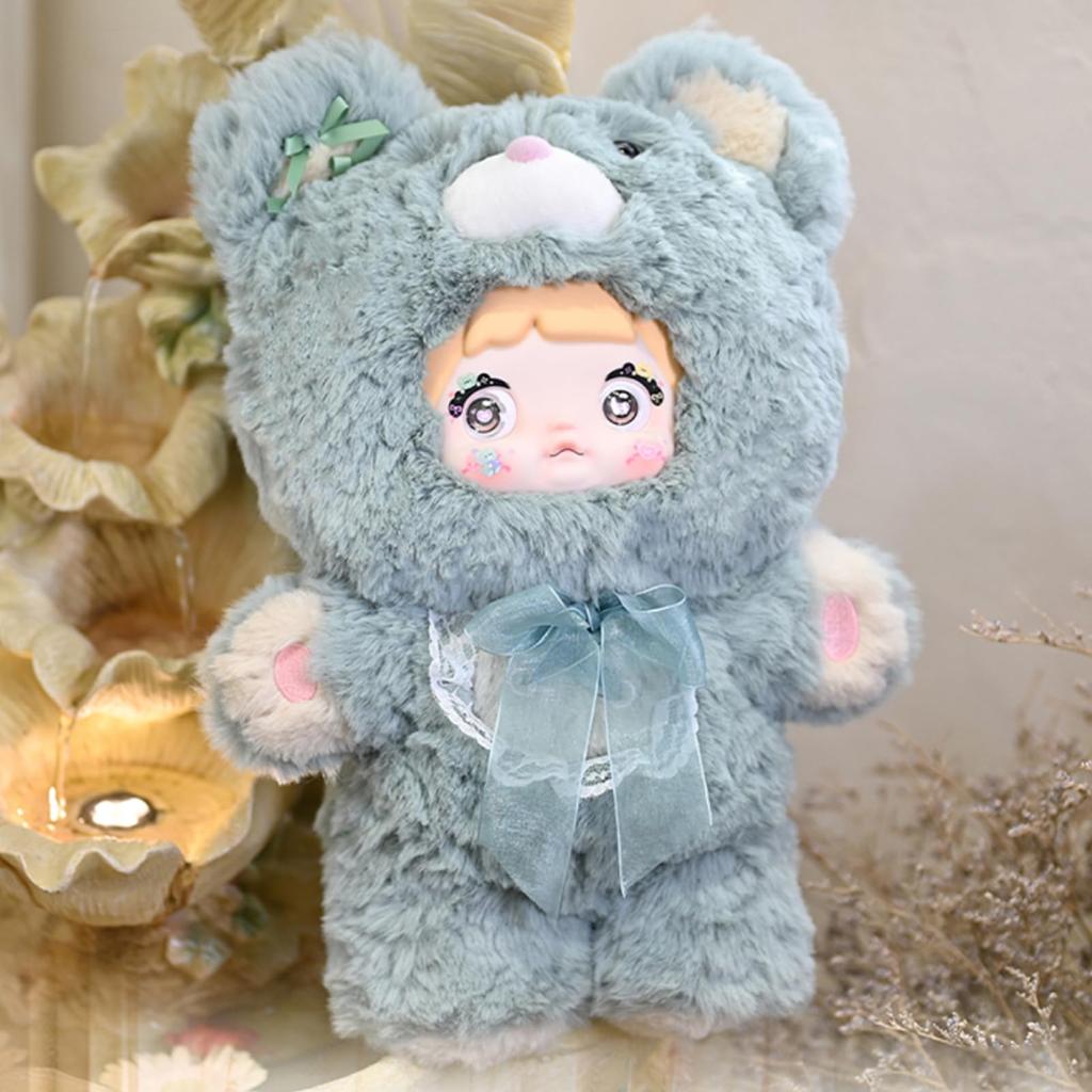 ЛУЧШАЯ ИГРУШКА x Серия Nommi Bear Плюшевая игрушка Гашапон Фигурка Сюрприз Пластиковая модель Премиальная игрушка из мягкого винила Подарок на день рождения Оригинальный персонаж Рождественский подарок