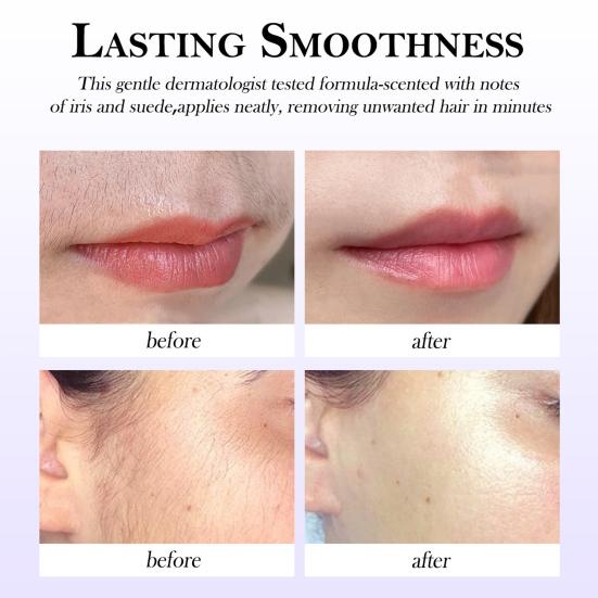 Крем для удаления волос 40 мл с эссенцией 5 мл для мужчин и женщин, безболезненный для всего тела, рук, ног, подмышек, бикини, интимной зоны, лица, депиляторный крем