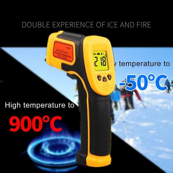 AR320 Infrared Thermometer Low Power Consumption LCD Backlight Display High Precision Temperature Measurement Air Conditioning Thermometer