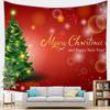 Счастливого Рождества, рождественские украшения, гобелен с принтом, украшение для дома, гостиной, спальни, стены, полиэстеровый гобелен