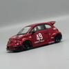 МИНИГТ 1:64 Серо-красный Abarth 595 LB-WORKS x Abas Works литой автомобильный Модель 995 963 1051