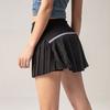 GMXIA Летние плиссированные брюки-кюлоты спортивные шорты для бега для девочек поддельные две юбки спортивная теннисная юбка