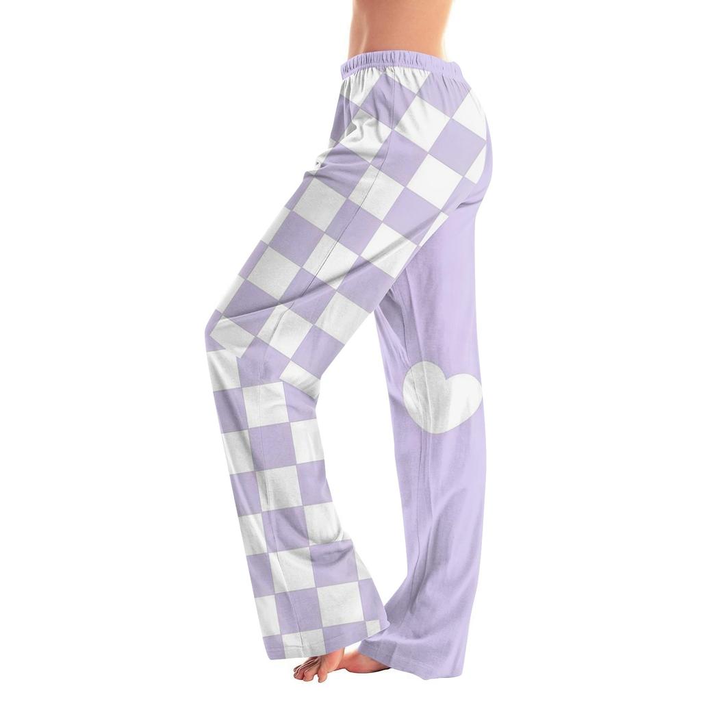 Women's Winter Soild Colored Pants, Full Length Pants, Sports Pants, Home Pants