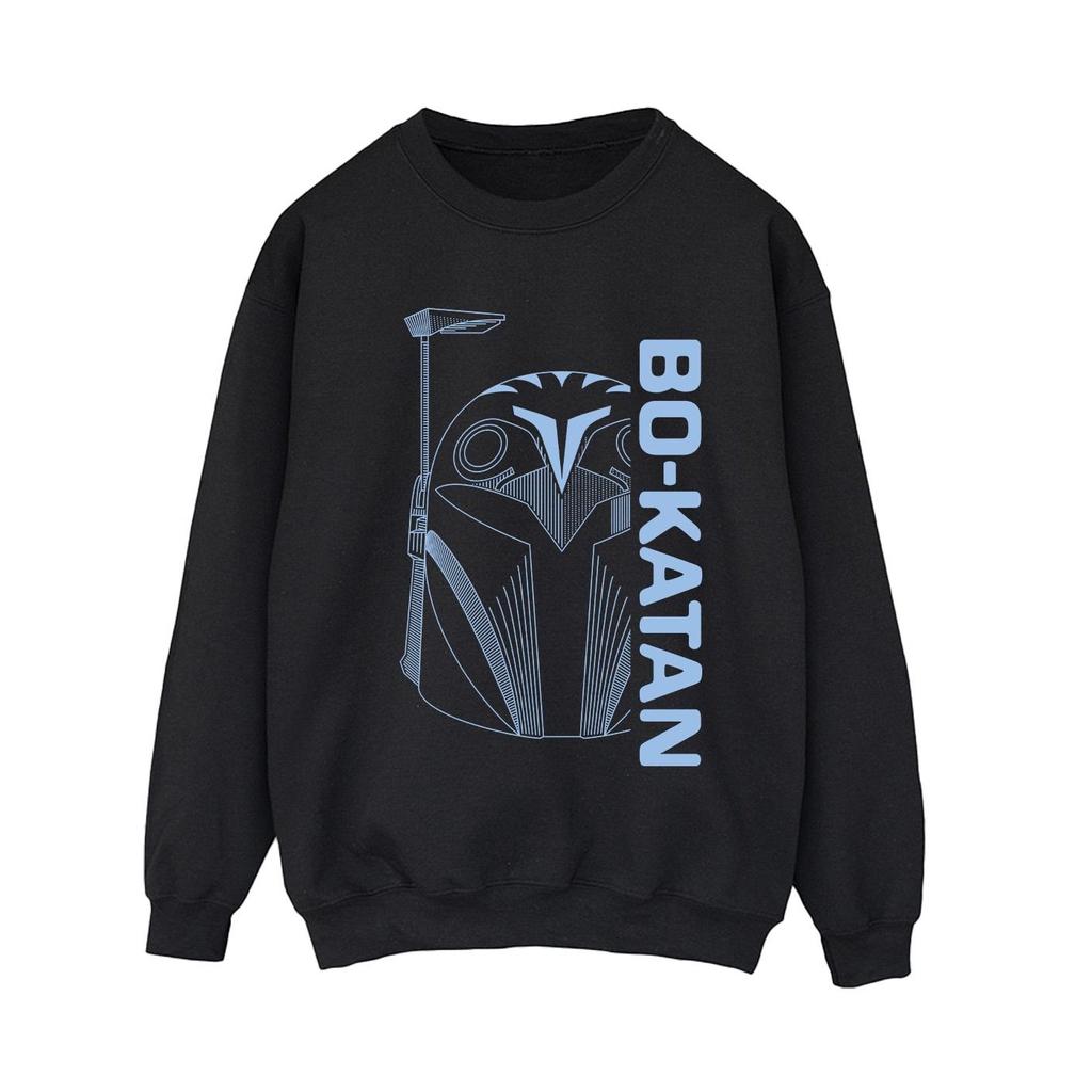 Star Wars Womens/Ladies The Mandalorian Bo Katan Helm Sweatshirt