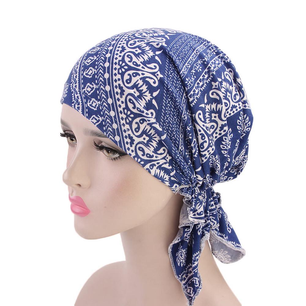 New High Quality Muslim Bamboo Pre-Tied Scarf  Women Softethnic Style  Fashion Headscarf Wrap Hair Accessories