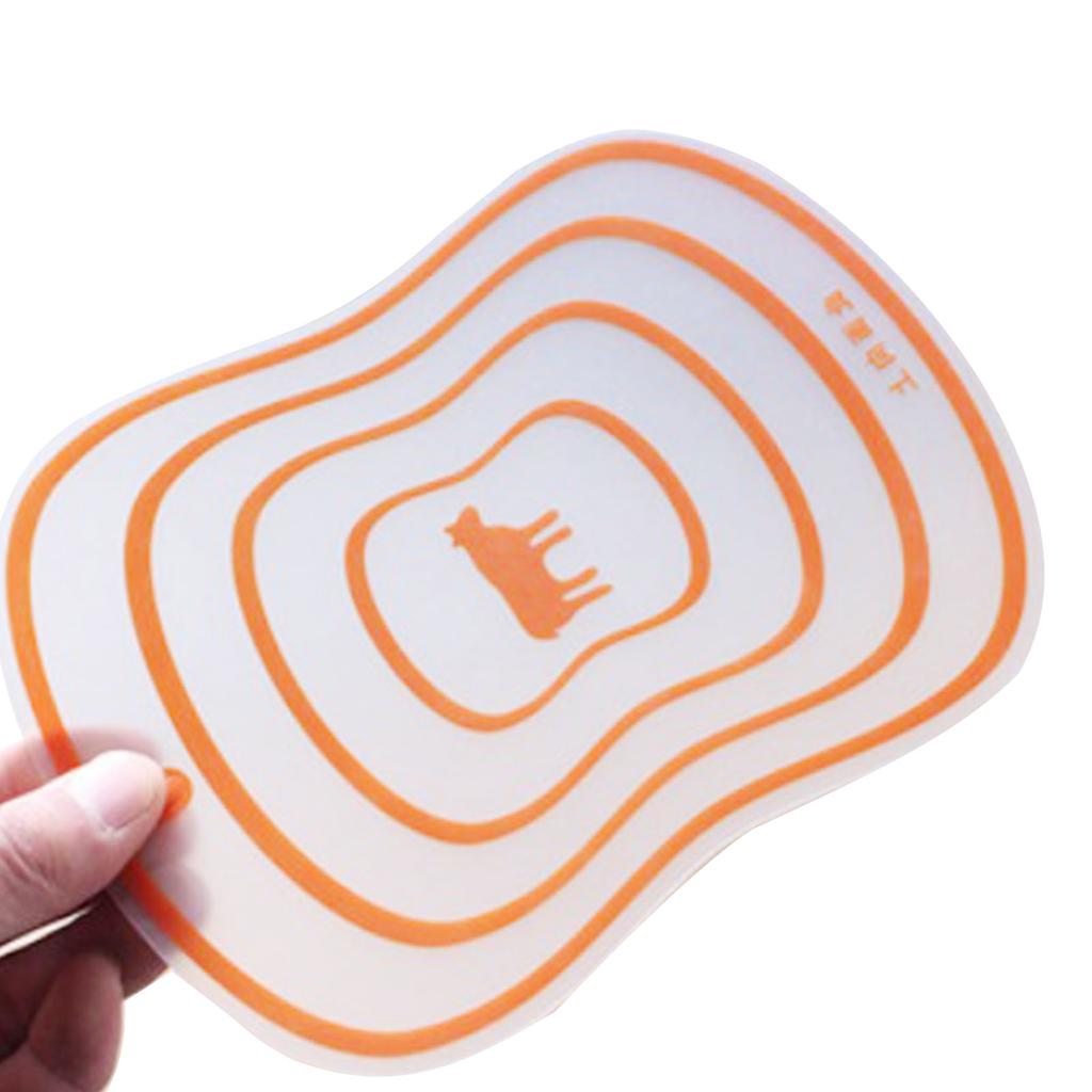 Cutting Board PP Flexible Anti Slip Matte Surface Versatile Cut Board for Vegetables Fruits Meats