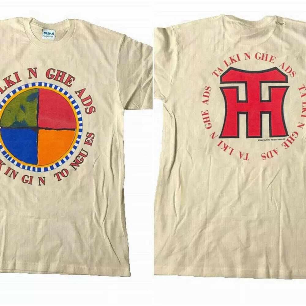 Talking Heads speaking in tongues concert muscle Sand t shirt AN50394