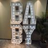 1 шт. 120 см DIY светодиодная буква с белым светом 3D KT Board украшение для вечеринки Подходит для детского душа, дней рождения, юбилеев, подарков своими руками