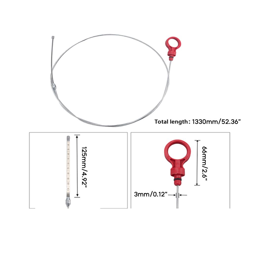 Автомобильный-Автомобильный Масляный Щуп Двигателя Щуп Трансмиссионной Жидкости Инструменты для Измерения Уровня Масла Совместимый-для 8863B 9336A 917327