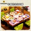 Keeppley Naruto Anime Surrounding Construction Blocks Himawari Uzumaki's Birth Date Assembly Model Children's Toy Birth Date Present
