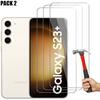 Tempered Glass for Samsung Galaxy S23 Plus Easy Installation Anti-scratch Pack of 3