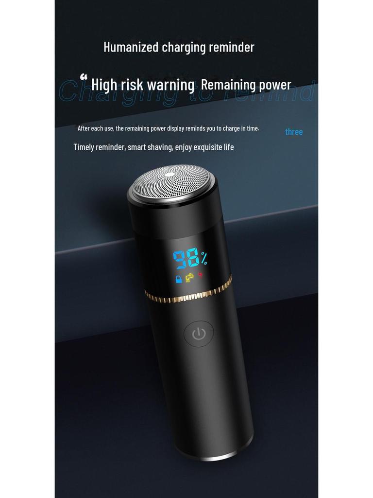 Портативная водонепроницаемая электробритва и внешний аккумулятор с цифровым дисплеем