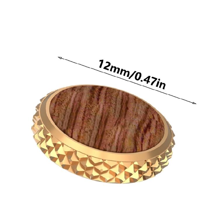 Elegant Brass Wood Shutter Button Digital Camera Accessory for XT5/XT30/X100VI Cameras with Threaded Holes