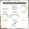 Handon Nordic Gradient Cloudscape 26-Piece Dinnerware Set