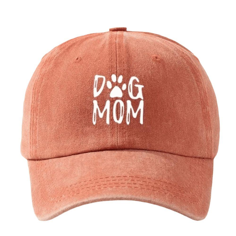 Dog Mom Pattern Baseball Hat Printed Sunshade Cap Casual Duckbill Cap Dog Lover's Gift