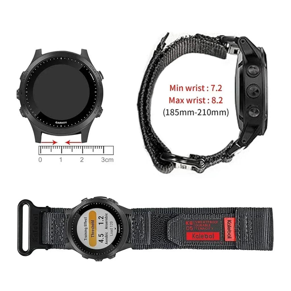22 26 мм Нейлоновый тактический ремешок для GARMIN FENIX8 7 7X PRO 6 6X Мягкий износостойкий корпус ремешка для 965 Instinctive браслет QuickFit