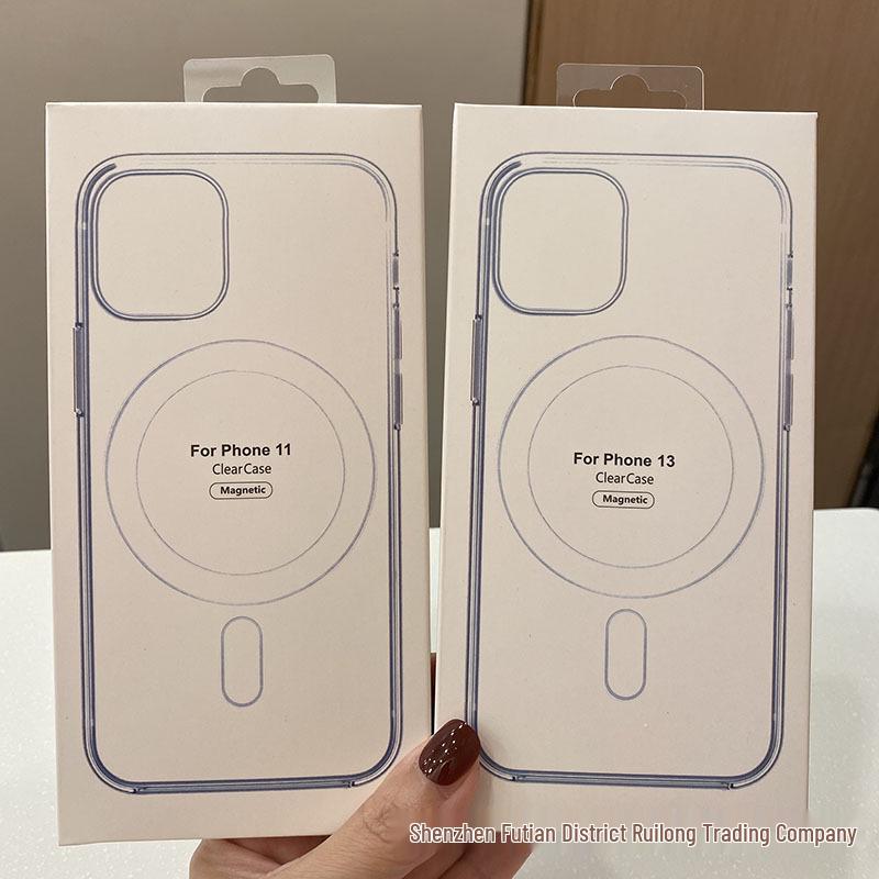 Compatible with Apple iPhone 14 Pro: MagSafe Magnetic Hard Shell, Transparent, Wireless Charging Protective Case