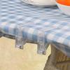 4Pcs Anti-Slip Tablecloth Holder Transparent Curtain Buckle Portable Tablecloth Clips