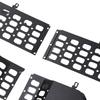Metal Car Front Door Pocket Storage Box Sturdy Door Side Insert Organizer Box Pockets for Wrangler JL JLU 4XE 2018-2025