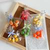 Creativity Mini Banana Pineapple Pendant Keychain Simulation Fruits Design Backpcak Hanging Piece Bag Charm Car Key Chain