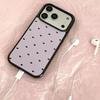 Корейский INS Трендовый Розовый Черный Любовное Сердце Y2k Чехол для Телефона Для iPhone 17 Promax 16 15 14 13 12 11Pro Max Plus Противоударная Задняя Крышка