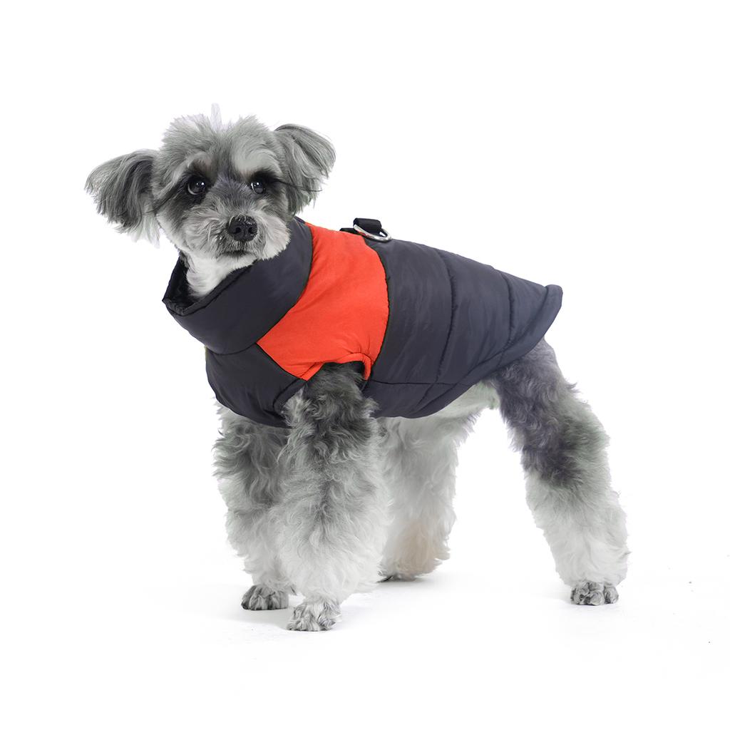 Зимняя теплая куртка для собак для маленьких и больших собак, уличный ветрозащитный костюм для щенка с D-образным кольцом, одежда для домашних животных, пальто для шнауцеров и лабрадоров