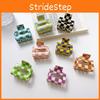 Stylish Retro Hair Accessory For Women Acrylic Hair Clip With Chessboard Design Handmade