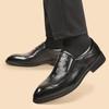 Новые дизайнерские мужские туфли из натуральной кожи, трендовые люксовые брендовые деловые туфли с острым носком, повседневные туфли, кожаные мужские мокасины