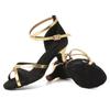 Latin Dance Shoes Women Girls Satin Tango Salsa Ballroom Dancing Shoes Middle Heel 5cm Indoor