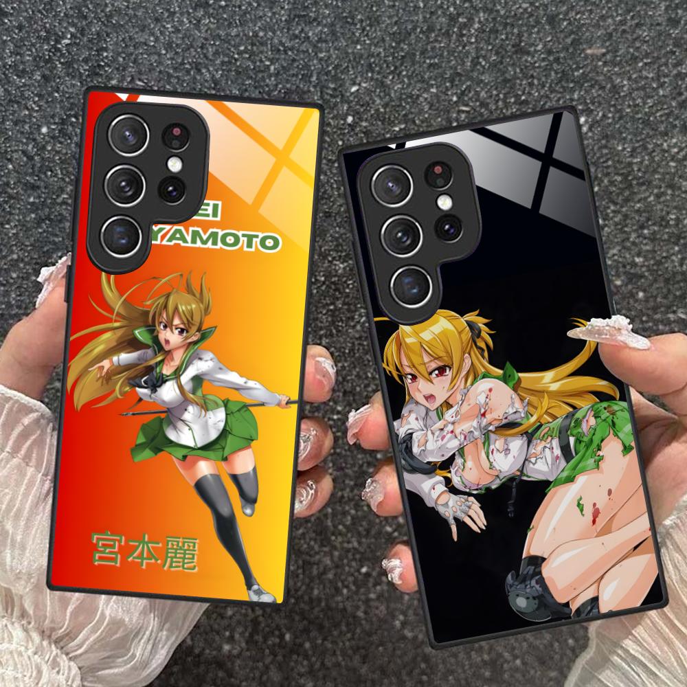 Чехол для телефона Highschool Rei Miyamoto для Samsung Galaxy S26 S25 S24 S23 S22 S21 S20 Note20 Plus FE Ultra Стеклянная цветная крышка