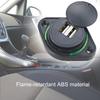 Автомобильное зарядное устройство 12–24 В, двойной USB-порт, 3,1 А, светодиодная быстрая зарядка, мини