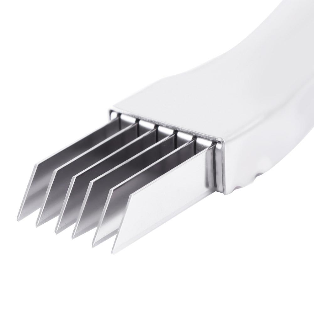Stainless Steel Onion Slicer Scallion Cutter Vegetable Chopper Kitchen Gadget