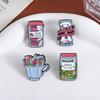 Book Storage Enamel Pins Custom SO MANY BOOKS SO LITTLE TIME Brooches Lapel Badges Clothes Funny Jewelry Gift for Friends