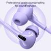 Wired Earphones with Mic Enhanced Sound Quality Noise Reduction 360-degree Surround Sound Long-lasting Comfortable Headphones