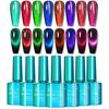 8g Exquisite Delicate Texture Easy Application Cat Eye Nail Lacquer LED UV Gel DIY Paint Household Supply