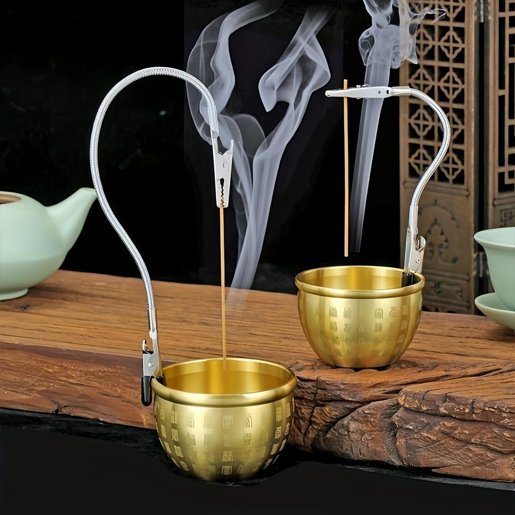 3Pcs Stainless Steel Mosquito Coil Holder – Adjustable Clip Heat-Resistant Anti-Tip Indoor Outdoor Insect Repellent Burner