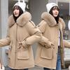 Padded Clothes Women's Winter New Fashion Warm Thickened Down Padded Clothes Women's Medium and Long Padded Jackets Women's Jackets Women's