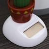 Cute Home Ornament Gift Shaking Moving Flip Flaps Toy Solar Powered Swing Dancing