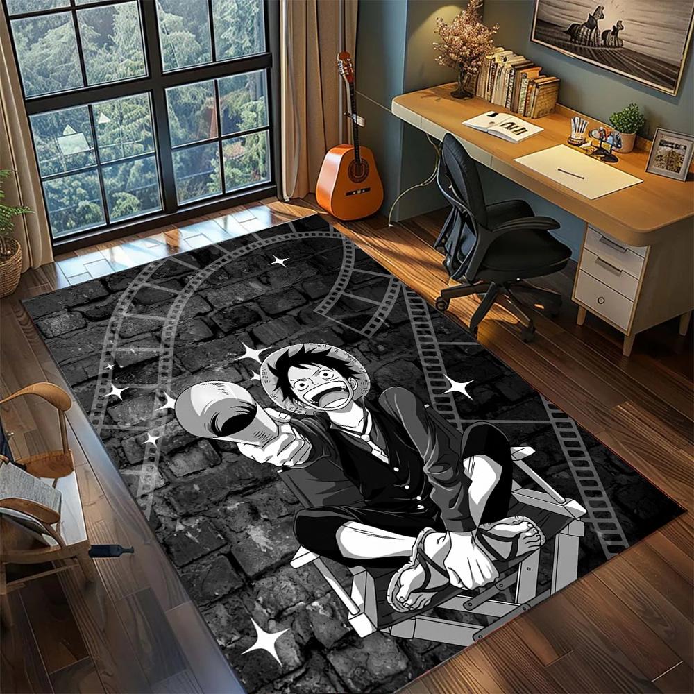 One Piece!Rug Carpet Large Area Rug Non Slip Washable Floor Mat Gamer Room Bedroom Home Decor