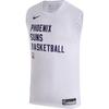 Letter Logo Round Neck Casual Quick-Dry Sleeveless Basketball Vest Men Tops White HF7461-100
