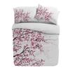 Cherry Blossom Plum Branch Pink Flower Duvet Cover With Pillow Case Custom 3pcs Bedding Set Quilt Cover Double Bed Home Textile