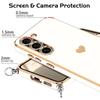 Coque pour Samsung Galaxy A36 5G - Silicone Antichoc Protection Souple avec Bandoulière Noir