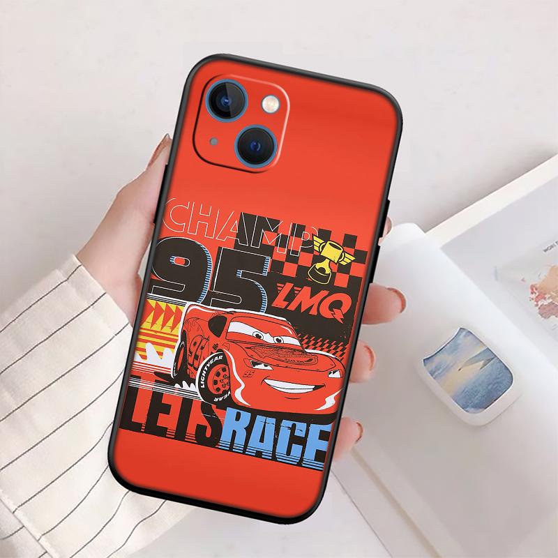 Cars Lightning McQueen New High-End Shell Phone Case for iPhone 16 15 14 13 12 Pro Max Plus Mini